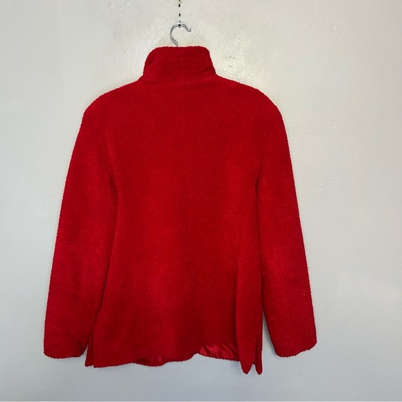 Sandro Vintage Red Jacket Large XL Valentines Day - Picture 2 of 3